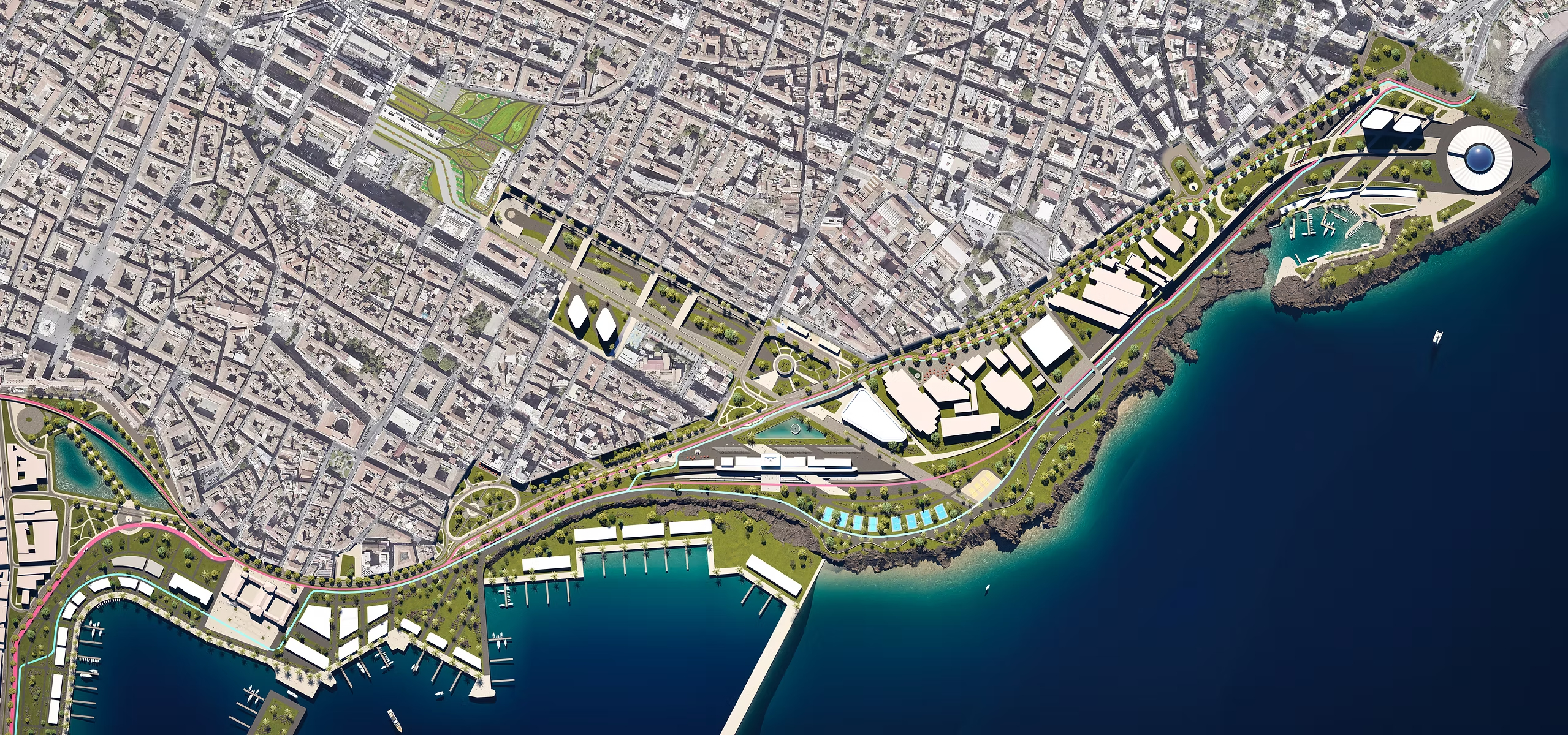 Catania 2050 coastal masterplan