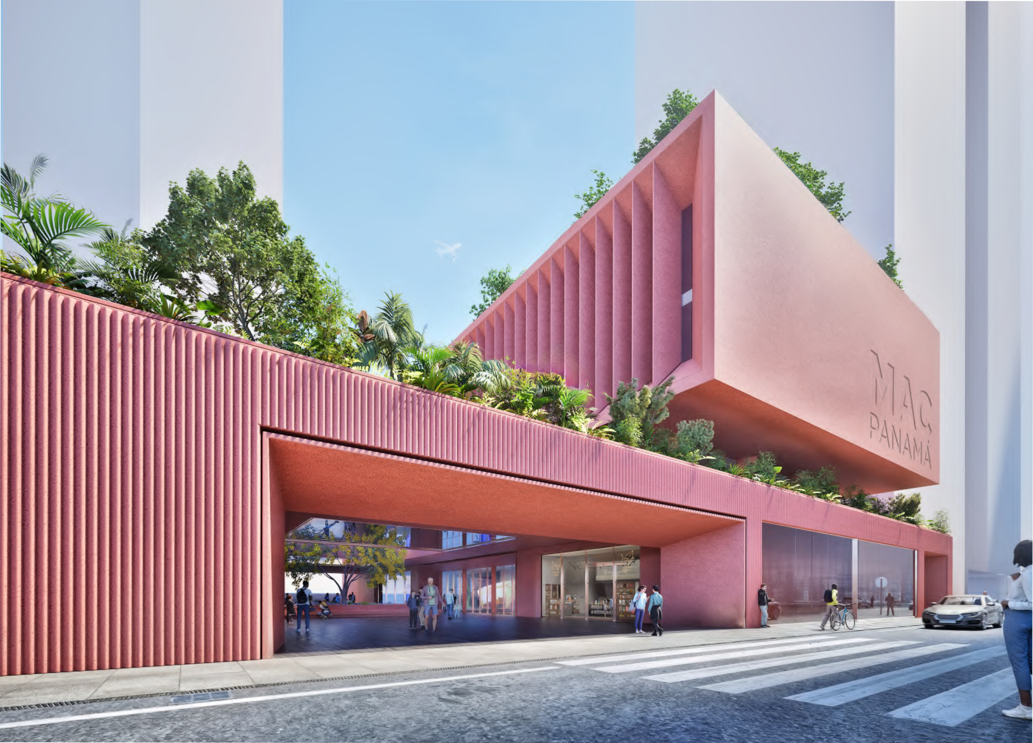 Street view of the proposed MAC Panama museum