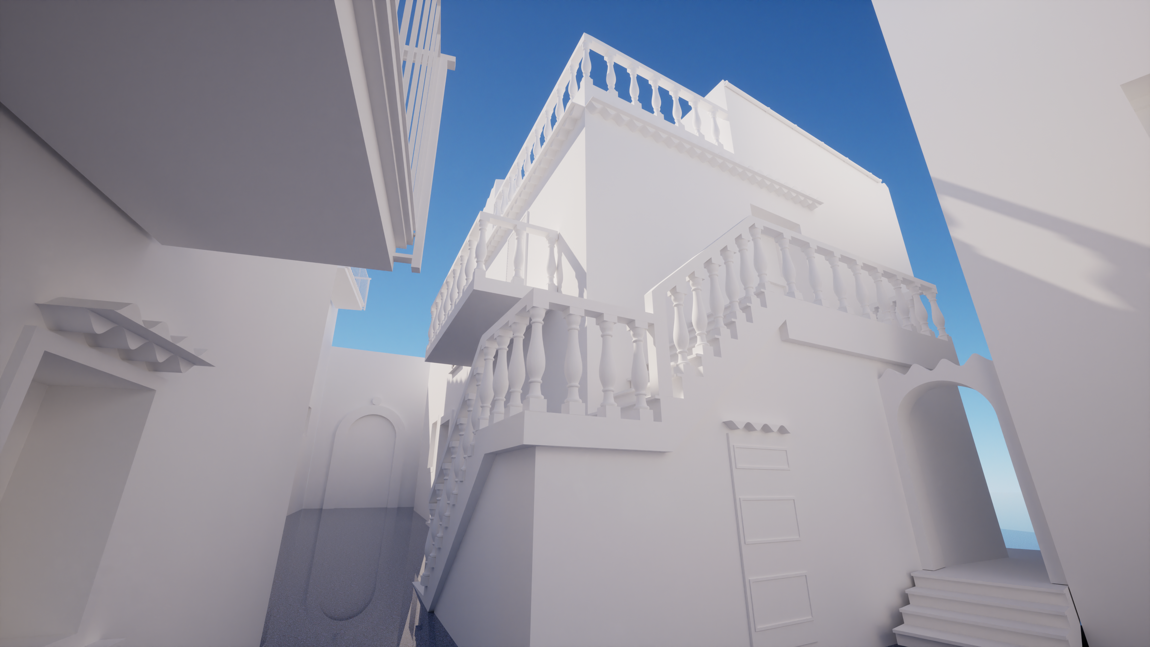 Three-dimensional reconstruction of balconies in Fiumefreddo Bruzio
